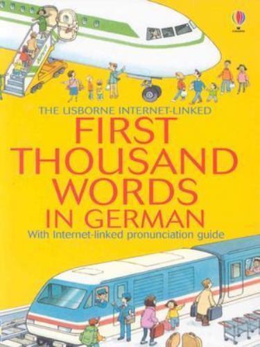 Mini First Thousand Words German Internet Linked (German Edition) by Amery, Heat