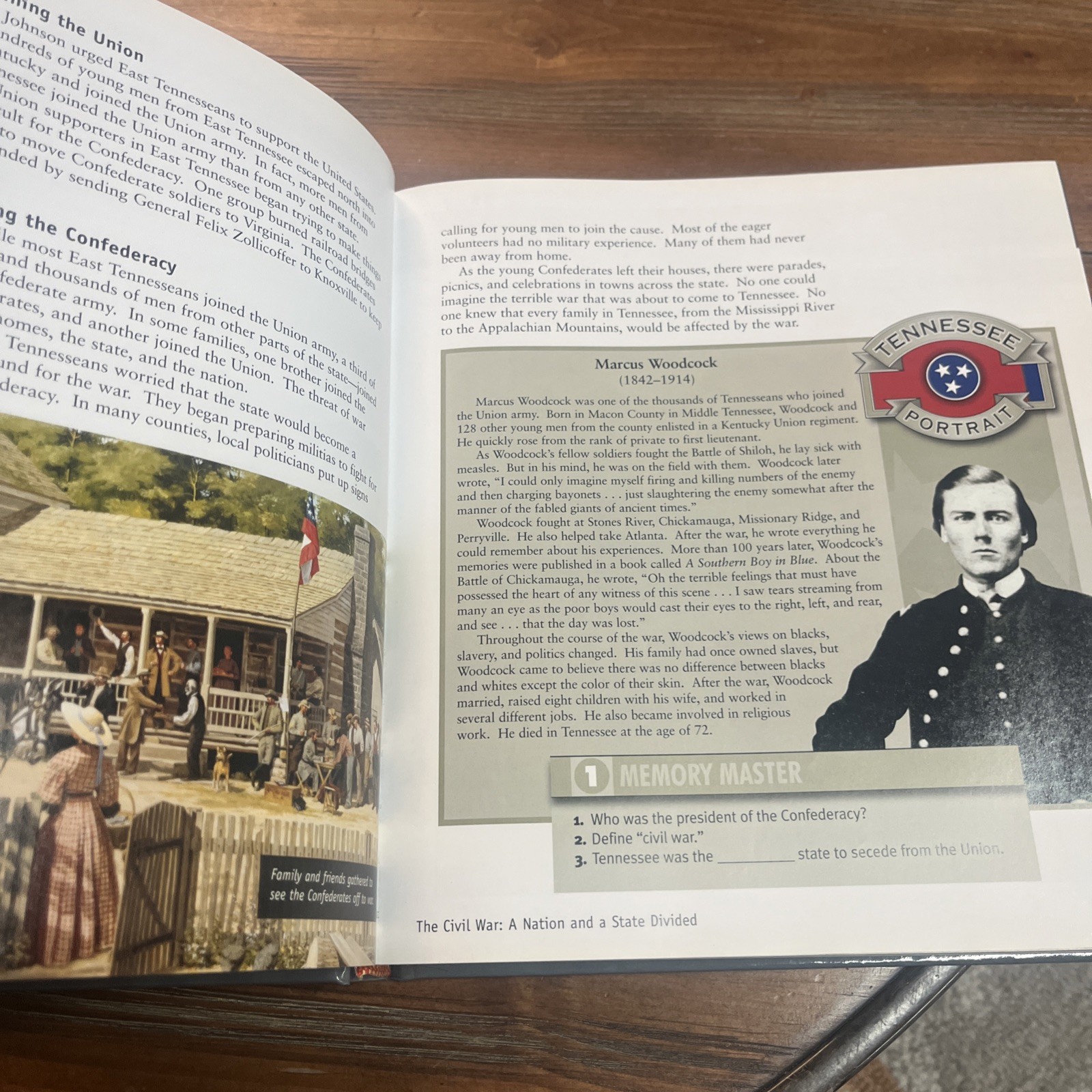 2008 Tennessee Through Time The Later Years 5th Grade Student Edition