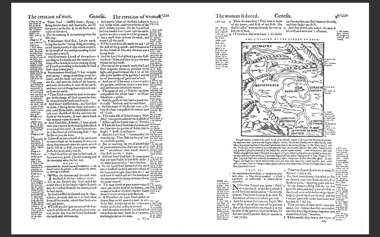 1560 Geneva Bible (E-Book) & Bonus 1599 Bible Ebook on CD-ROM -Scanned Original