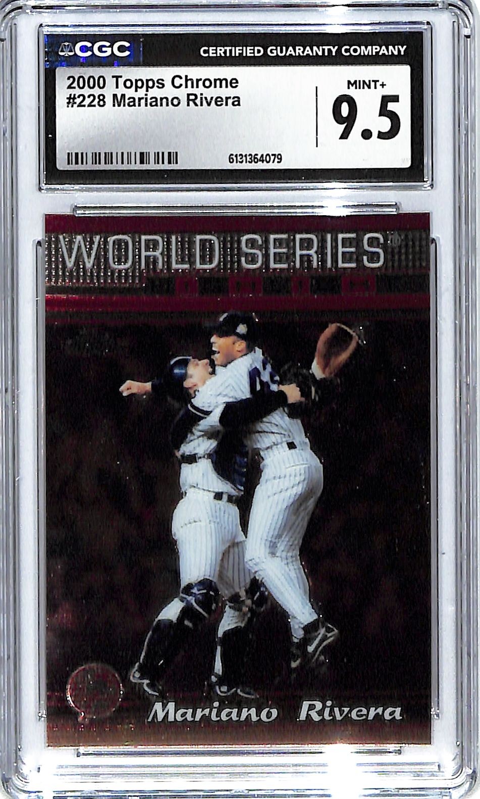 2000 Mariano Rivera Topps Chrome #228 CGC Mint Plus 9.5