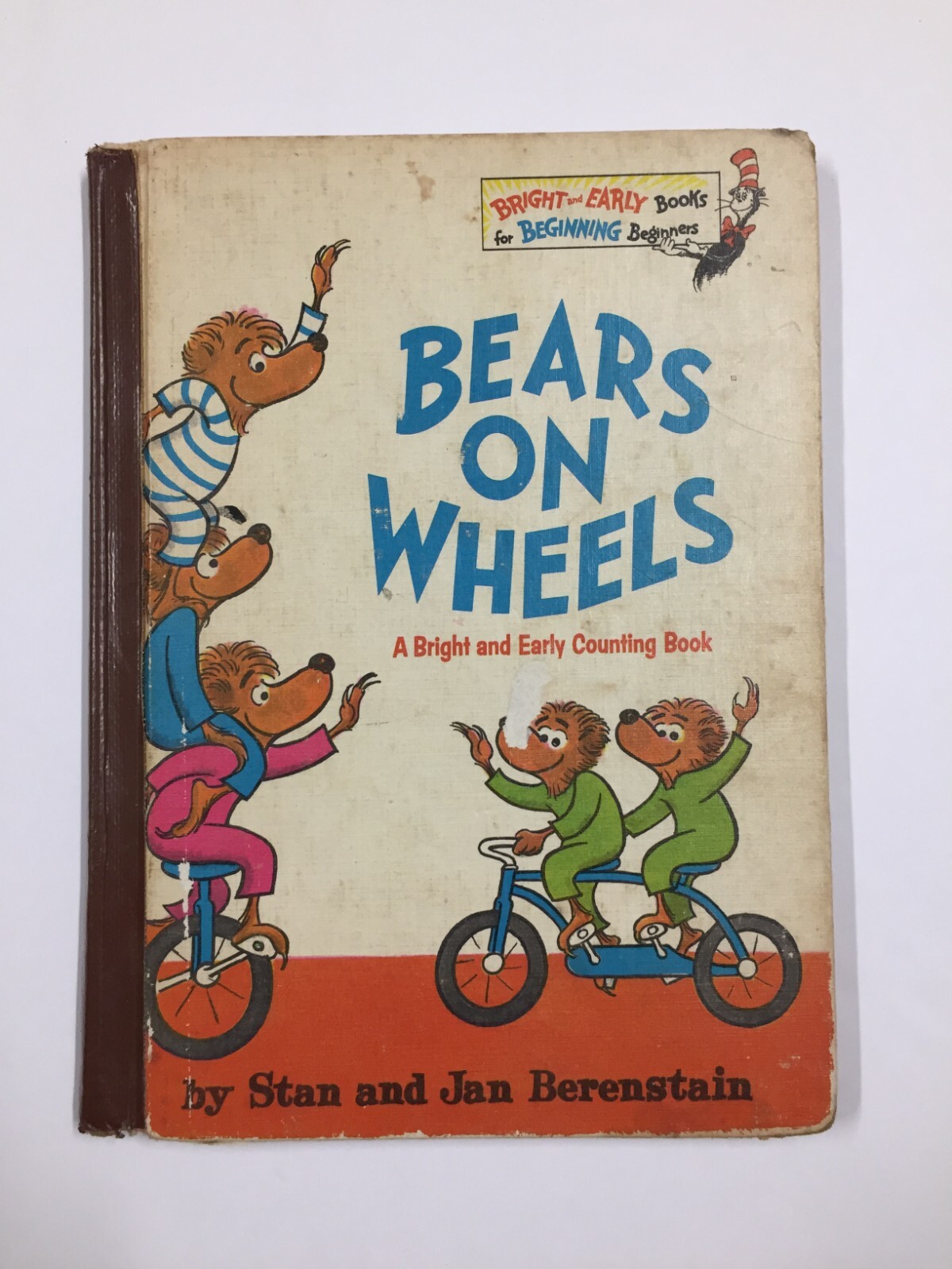 Bears On Wheels by Stan and Jan Berenstain Hardback Book 1969