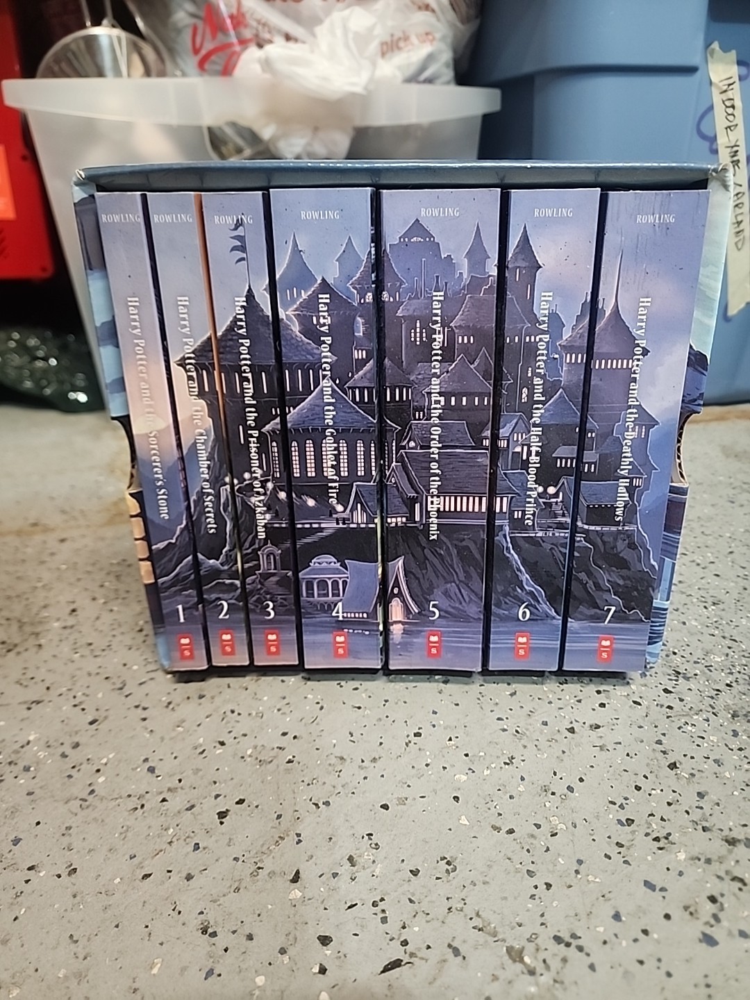 Harry Potter The COMPLETE SERIES by Rowling Paperback Scholastic Set Books 1-7