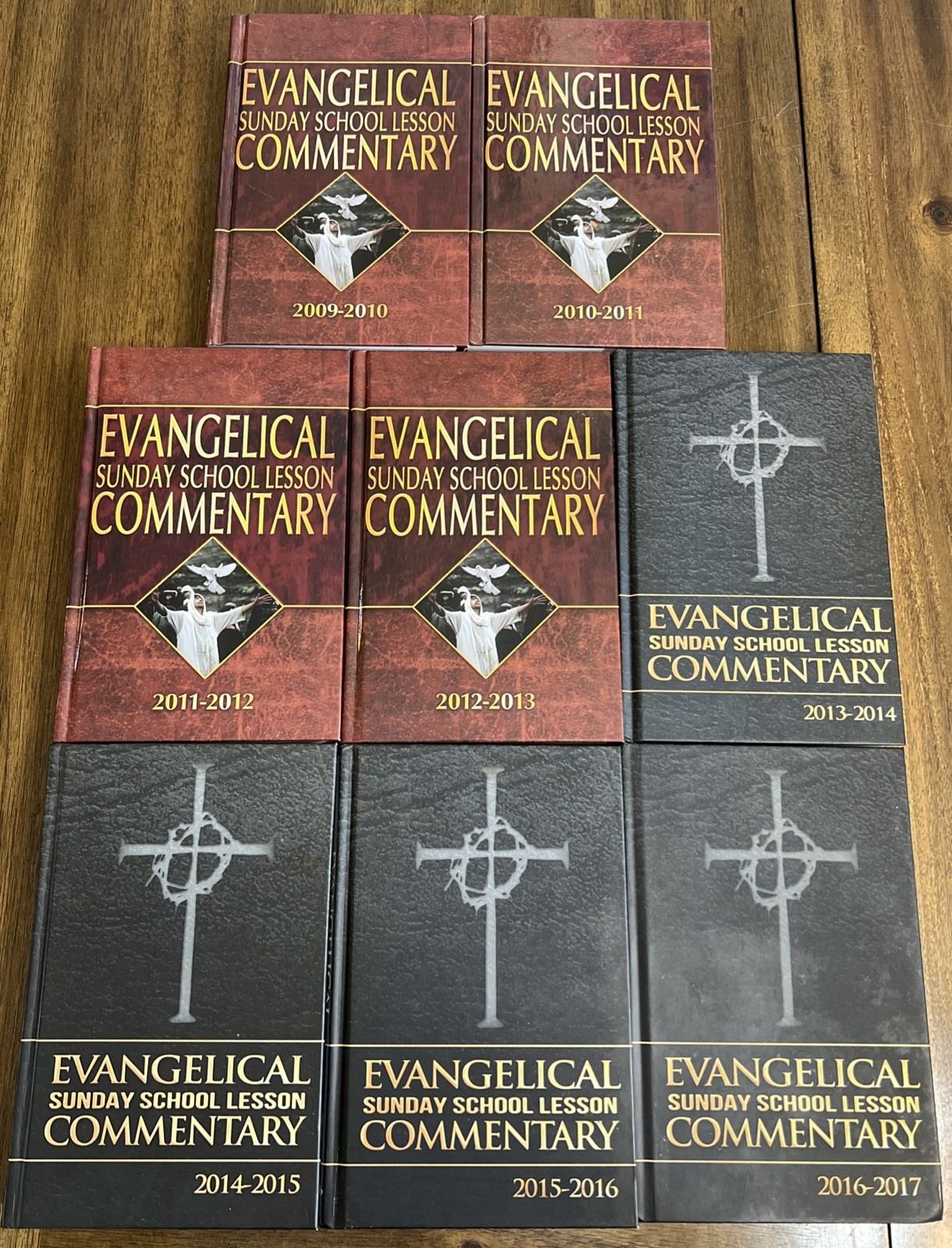 Evangelical Sunday School Lesson Commentary 2009-2017 Lot 8 Books Pathway Press