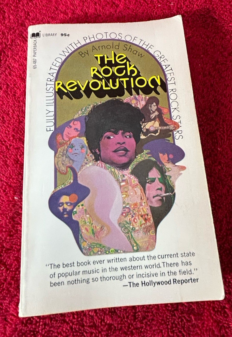 The Rock Revolution Paperback Arnold Shaw 1st 1971 Music History 32 Photo page