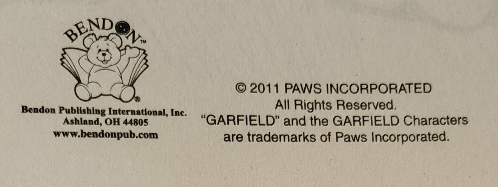 GARFIELD JUMBO COLORING & ACTIVITY BOOK By Inc. Paws 2011