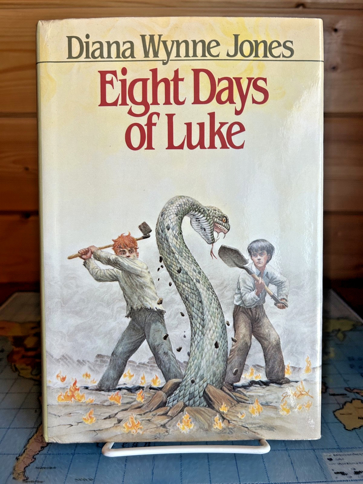 Eight Days of Luke Diana Wynne Jones 1988 Hardcover 1st US Edition, 1st Print