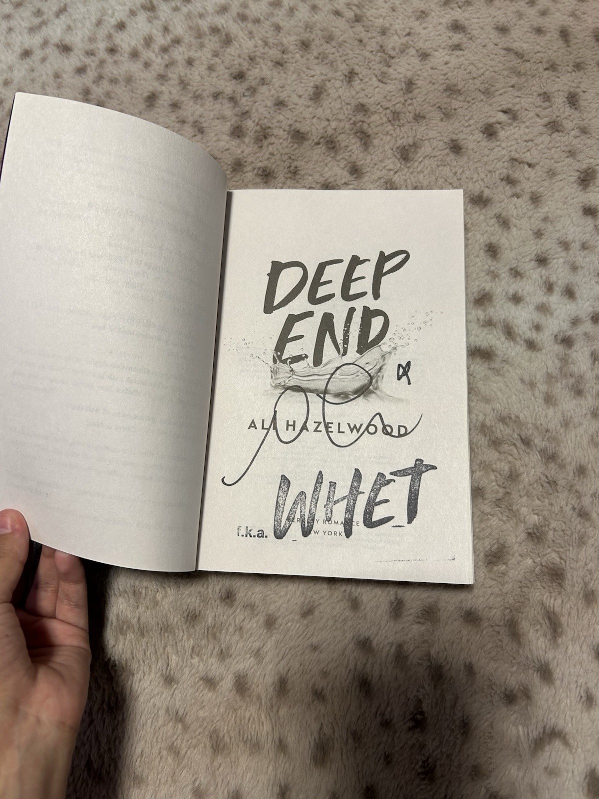 SIGNED & STAMPED Deep End by Ali Hazelwood