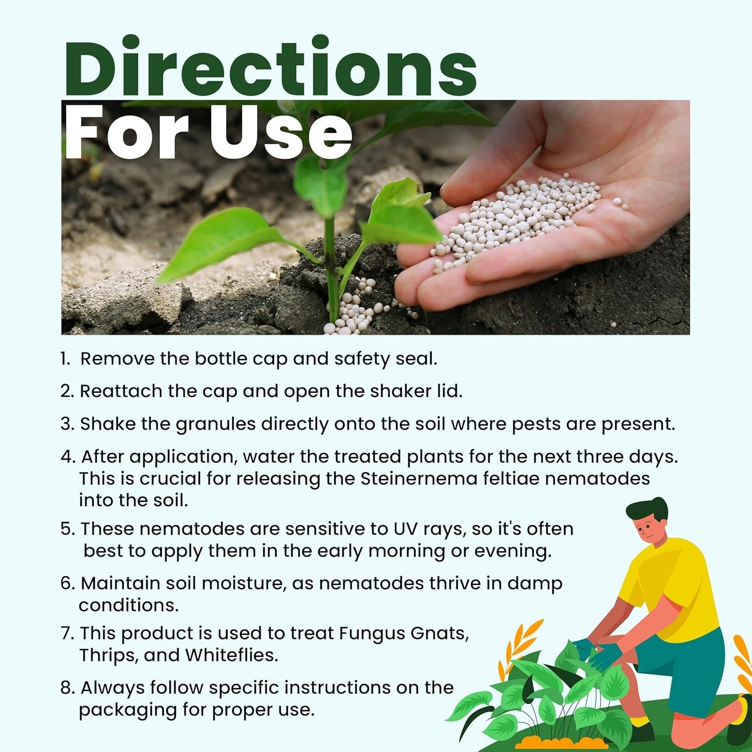 Eco-Friendly Nematodes 280g – Natural Pest Control for Indoor & Outdoor Plants
