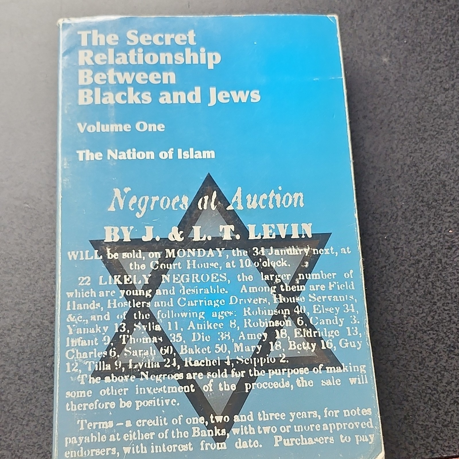 Nation of Islam Staff Secret Relationship Between Blacks and Jews Vol 1 PB 1991
