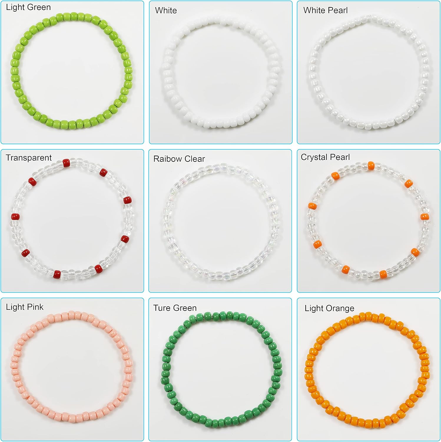 Opaque Yellow Color 4mm Seed Beads About 1200pcs/100Grams in Bag, 6/0 Glass Craf