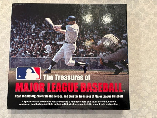 The Treasures of Major League Baseball 2011 in Slipcase w/replicated memorabilia