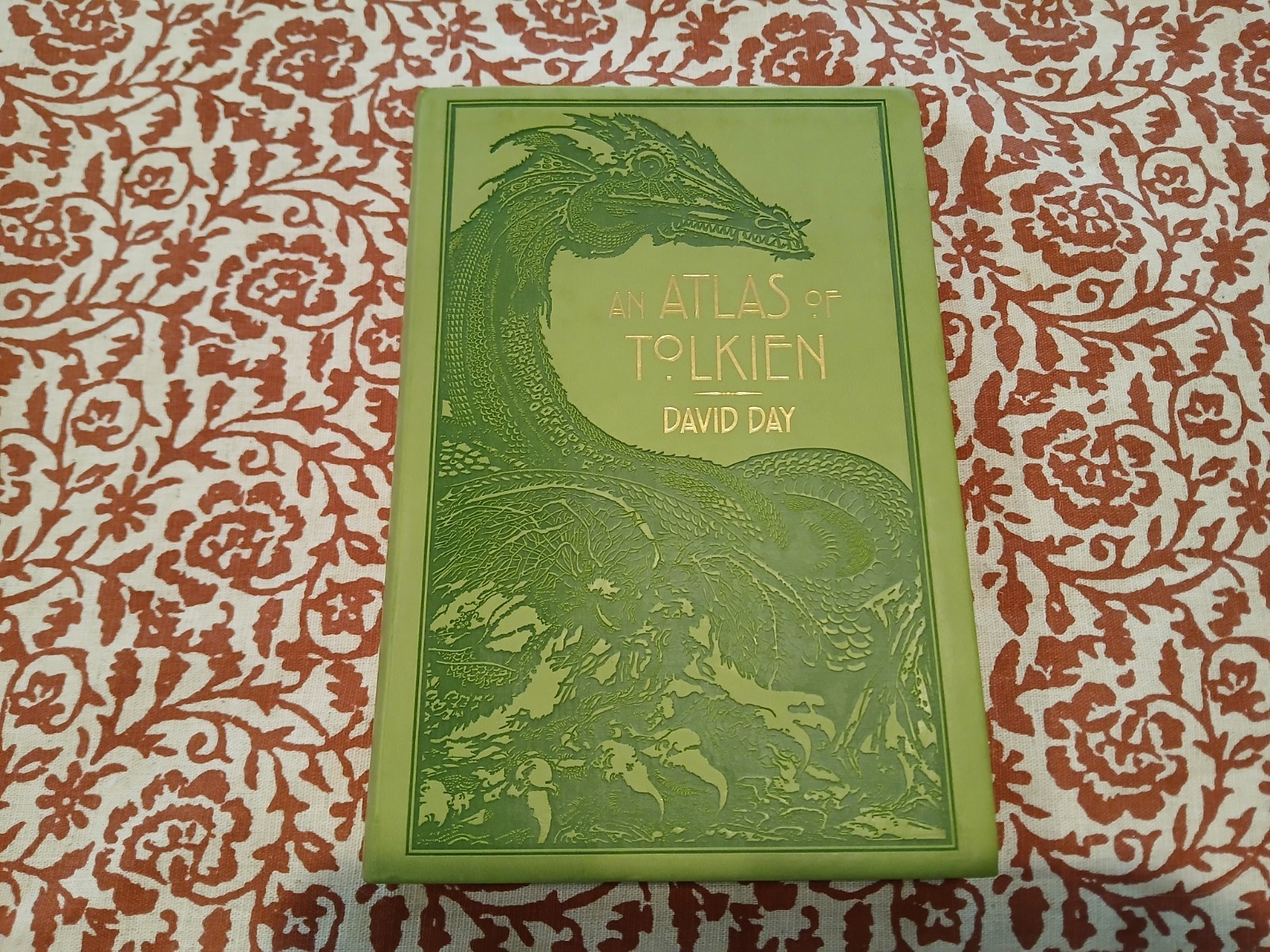 AN ATLAS OF TOLKIEN David Day Illustrated Guide Flexi Bound Faux Leather