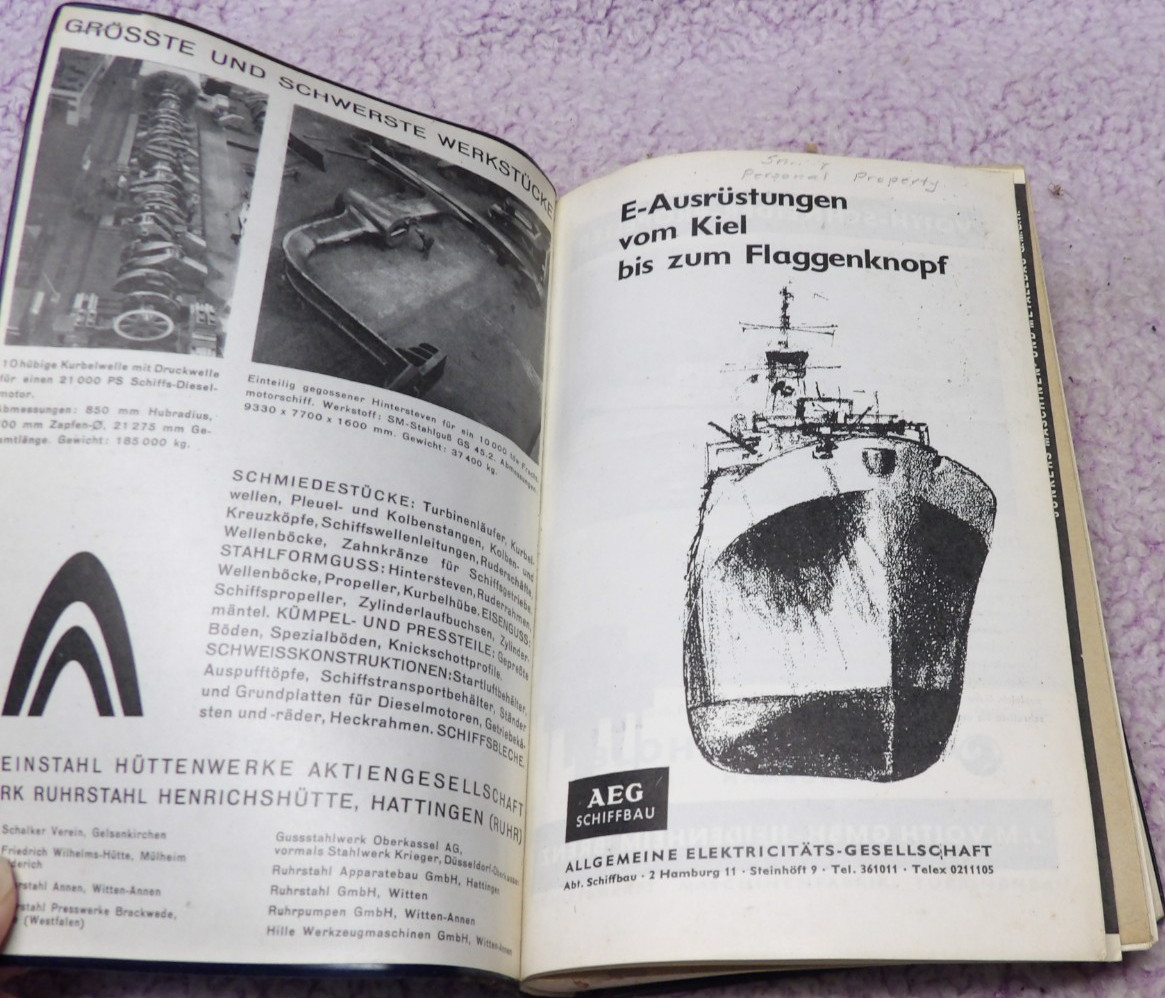 Weyers Taschenbuch der Kriegsflotten 1964 ++ 1.Auflage