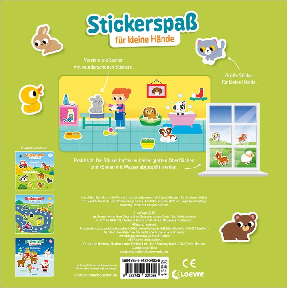 Anna Lena Grünhäuser ~ Grünhäuser, Anna Lena/Stickerspaß für k … 9783743224056