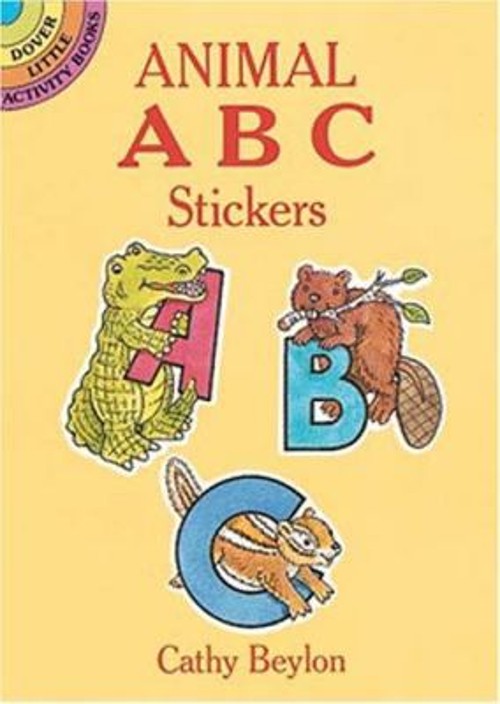 Animal ABC Stickers Paperback Cathy Beylon