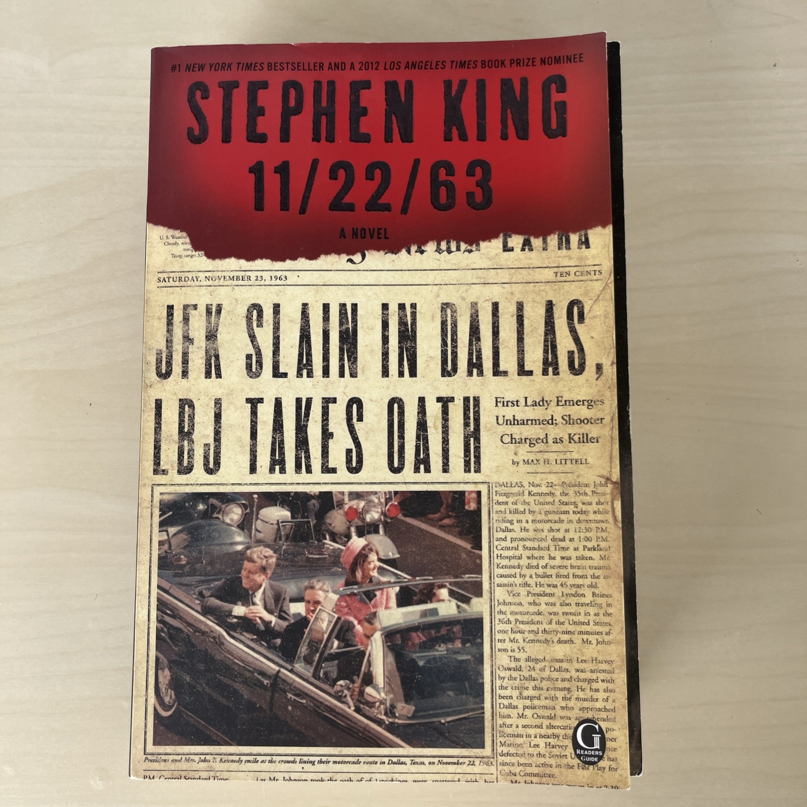 11/22/63 : A Novel by Stephen King (2012, Trade Paperback)