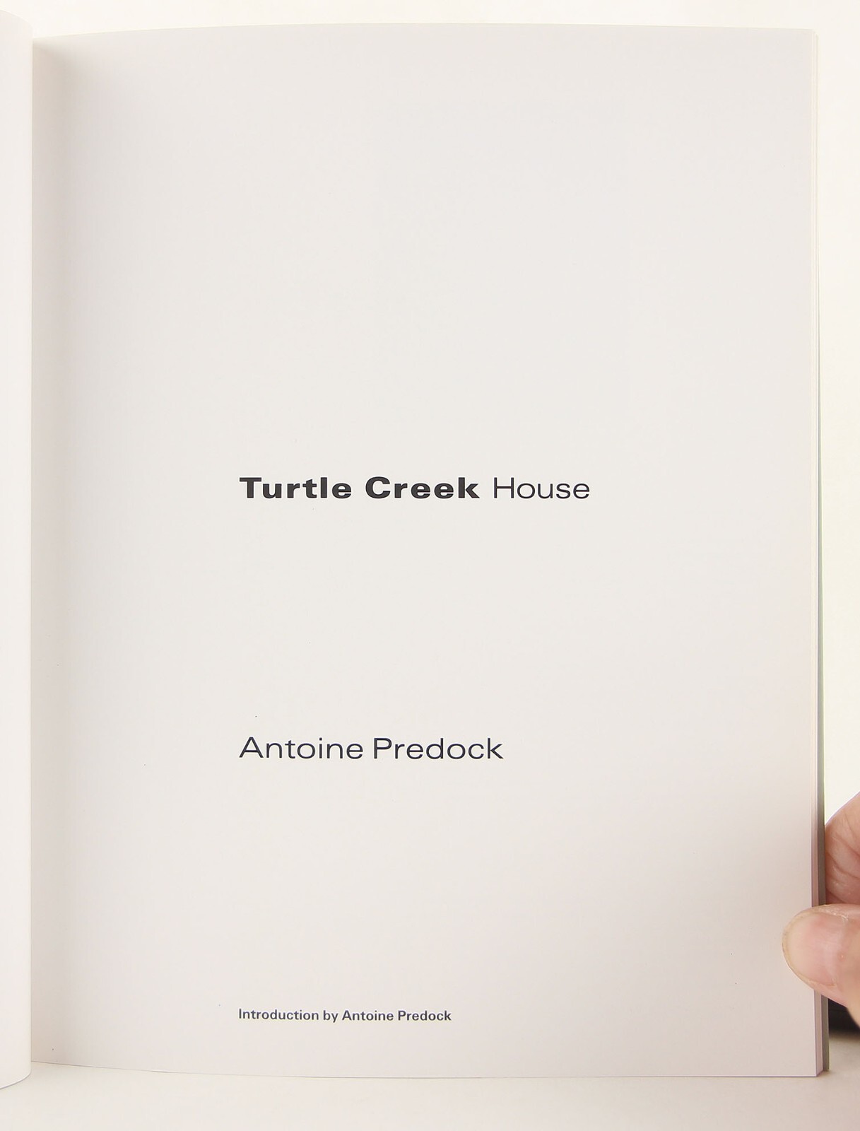 Turtle Creek Residence SIGNED Architect Antoine Samuel Predock (1936-2024) VG+
