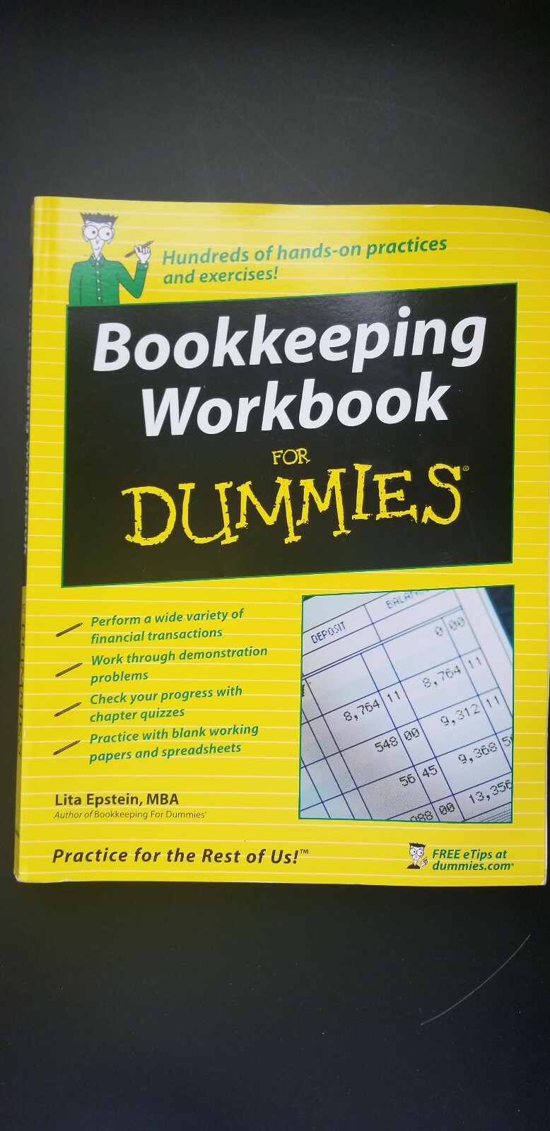 Bookkeeping Workbook for Dummies by Lita Epstein (2007, Paperback)