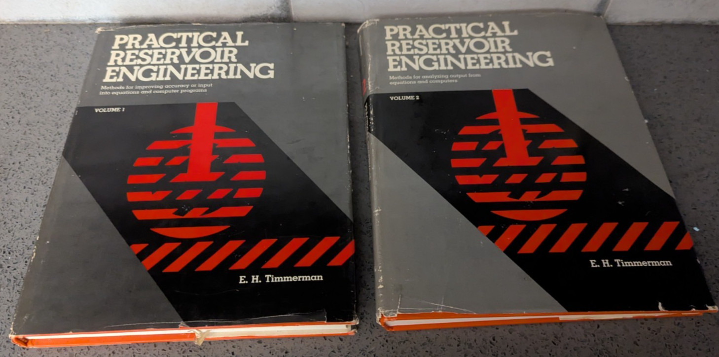 1982 Practical Reservoir Engineering: Two Volume Set by E. H. Timmerman HC/DJ