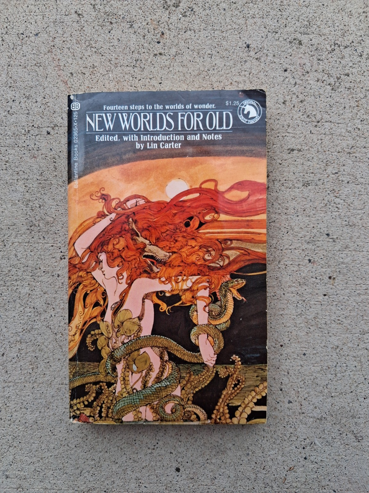 New Worlds for Old Lin Carter Ballantine Adult Fantasy First Printing 1971