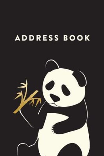 Address Book: Panda, 6×9, 130 Pages, Professionally Designed: New