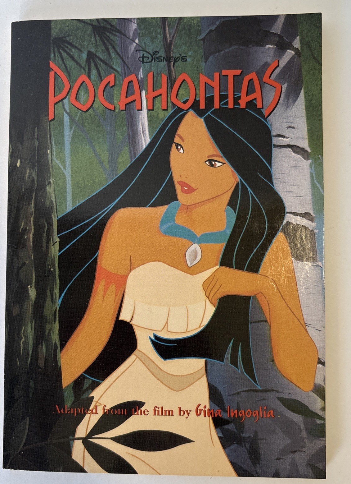 Pocahontas – Gina Ingoglia Disney JR Novelization 1995 VTG Chapter Movie Book