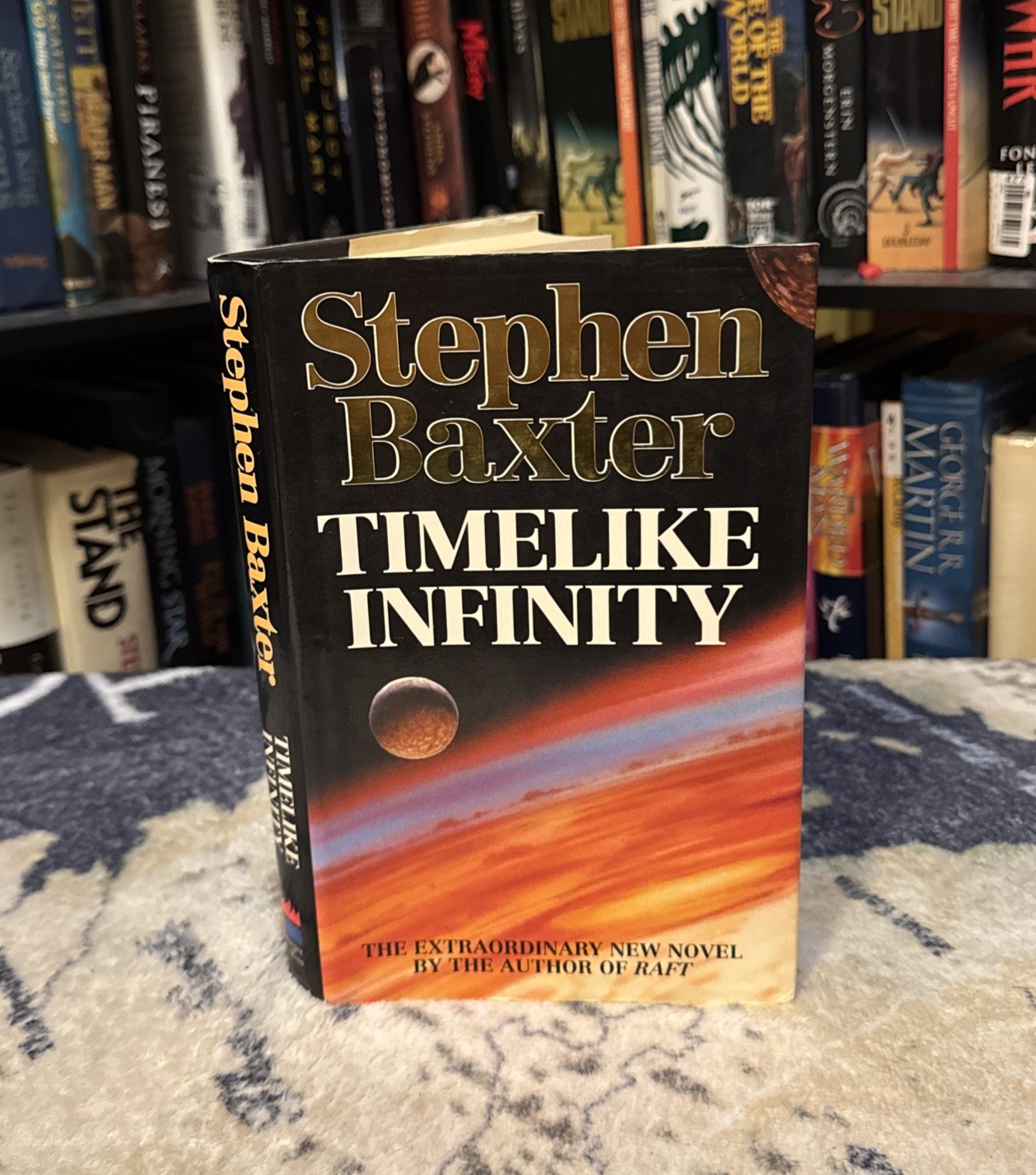 Timelike Infinity – Stephen Baxter (1992, Hardcover) First Edition/1st Print, VG