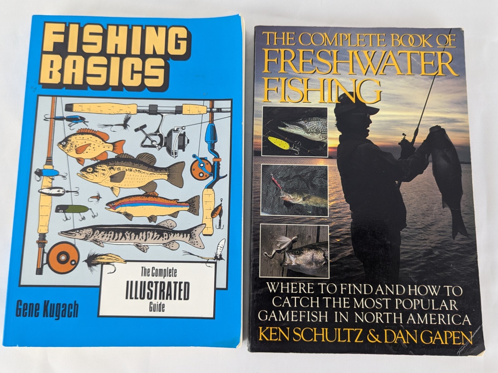 Fishing Basics Freshwater Illustrated Gene Kugach Book Lot (2)