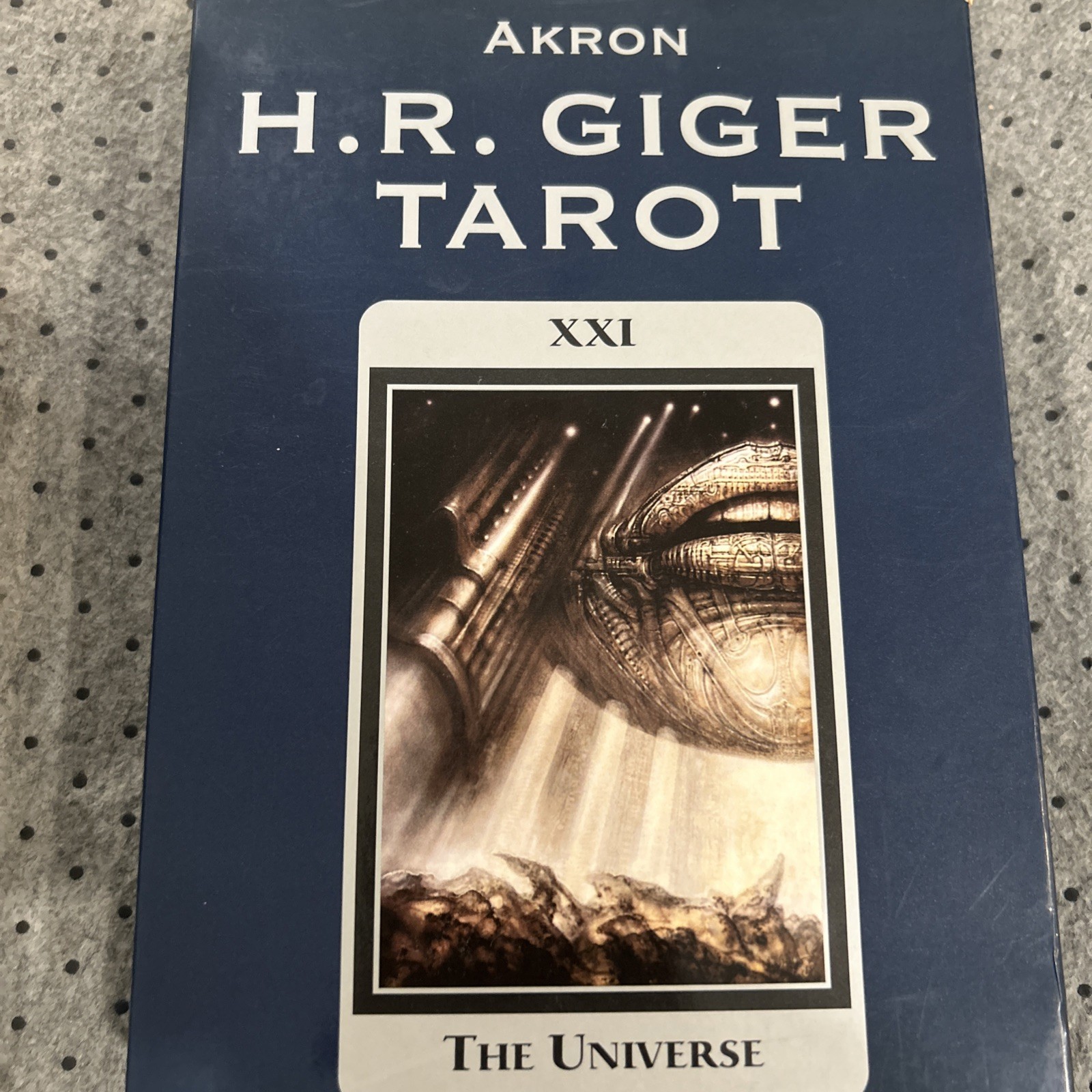 H. R. Giger Tarot Set by AKRON (2000 1st ed ) 22 Tarot Cards w/Book&Poster