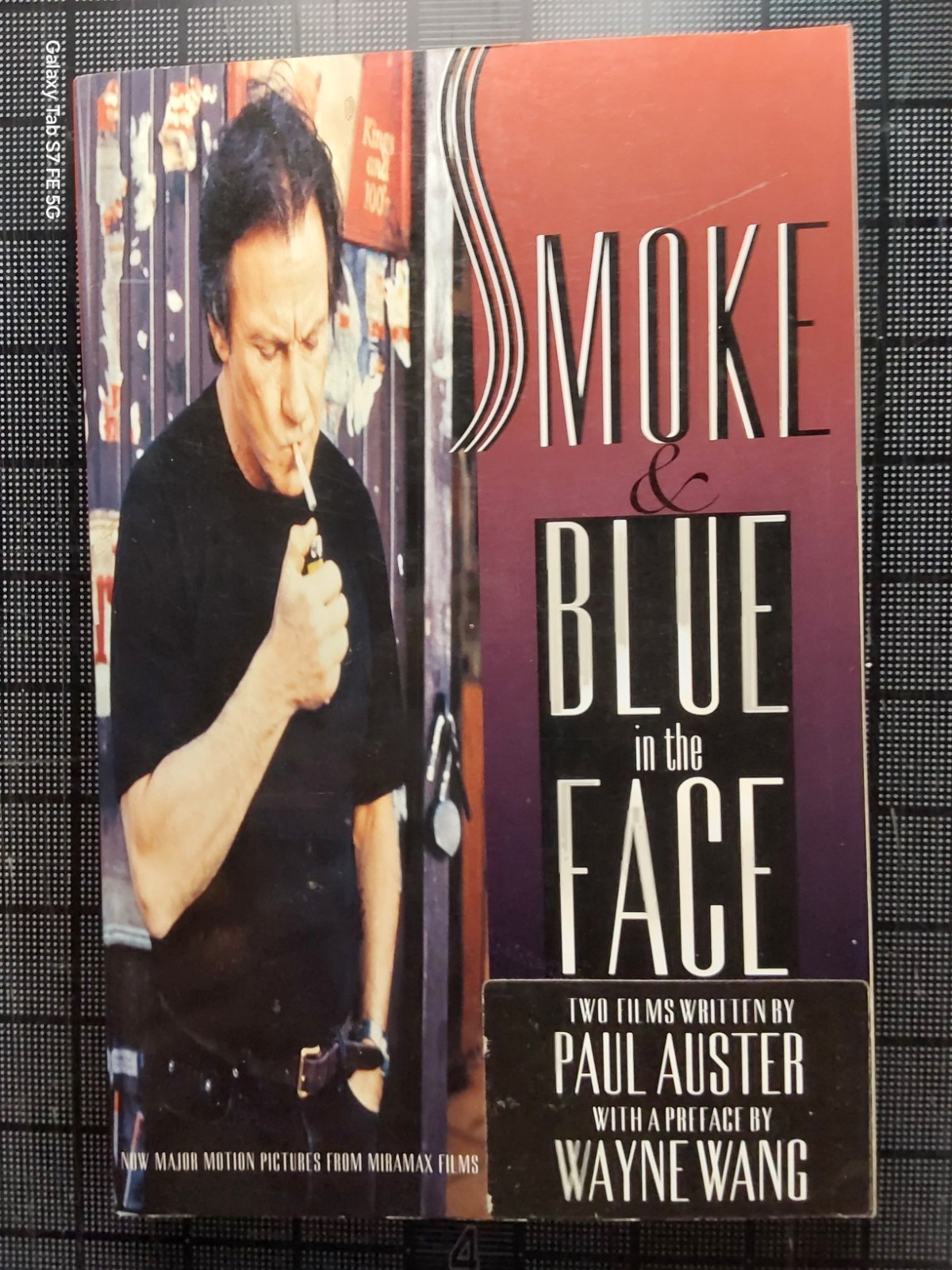 Smoke & Blue in the Face: Two Films Written by Paul Aster (1995) First Edtion