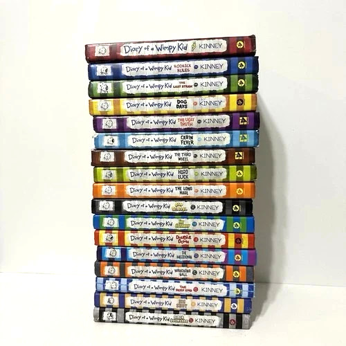 1-17 Diary of a Wimpy Kid Mixed Paperback and Hardcover kids chapter book – GOOD