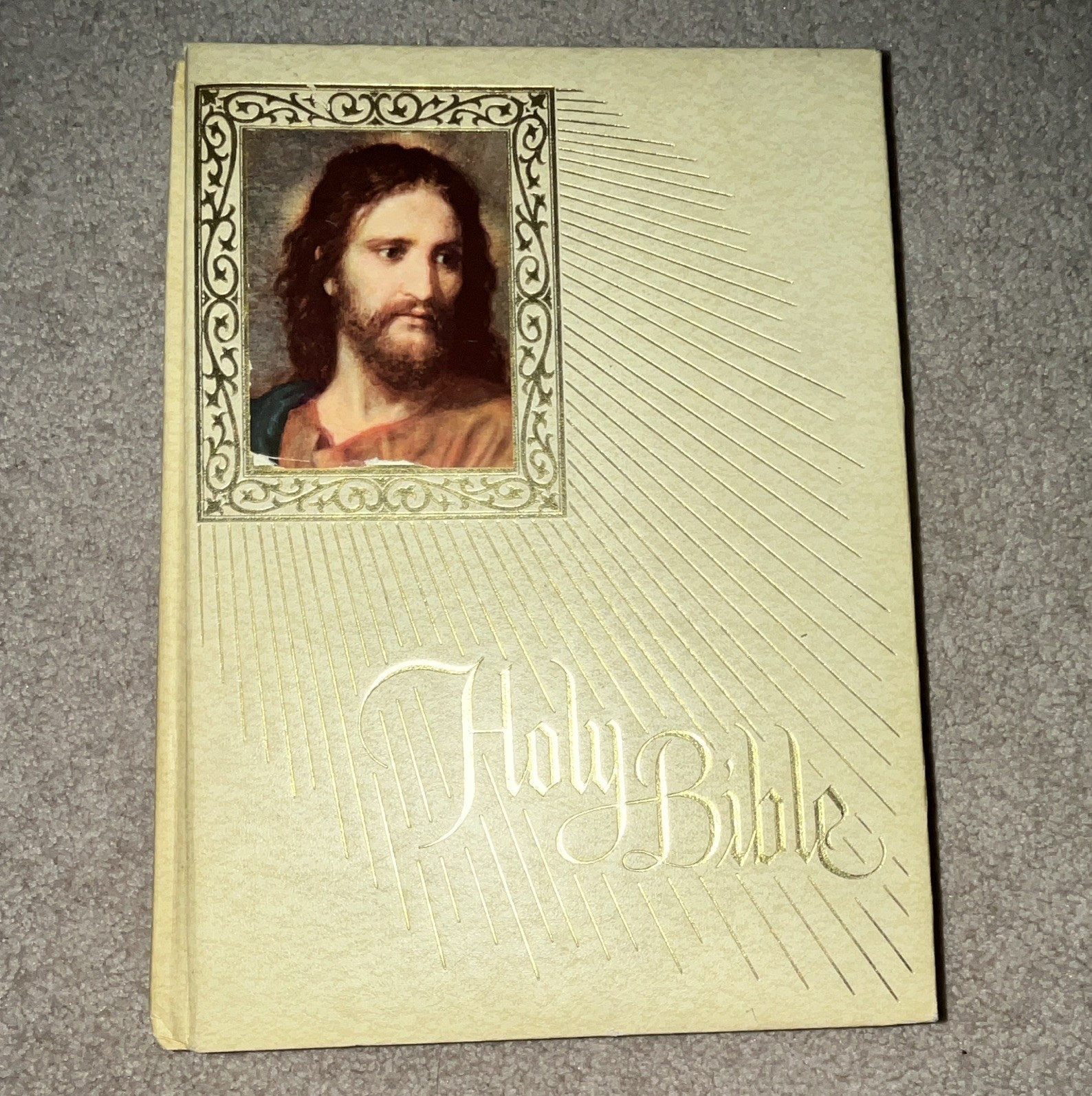 Holy Bible Fireside Family Edition Catholic NAB Illustrated Hardcover 1972-73