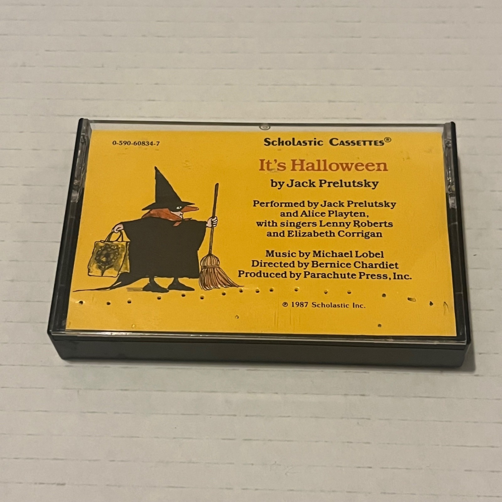 It’s Halloween By Jack Prelutsky Cassette Tape Scholastic 1987