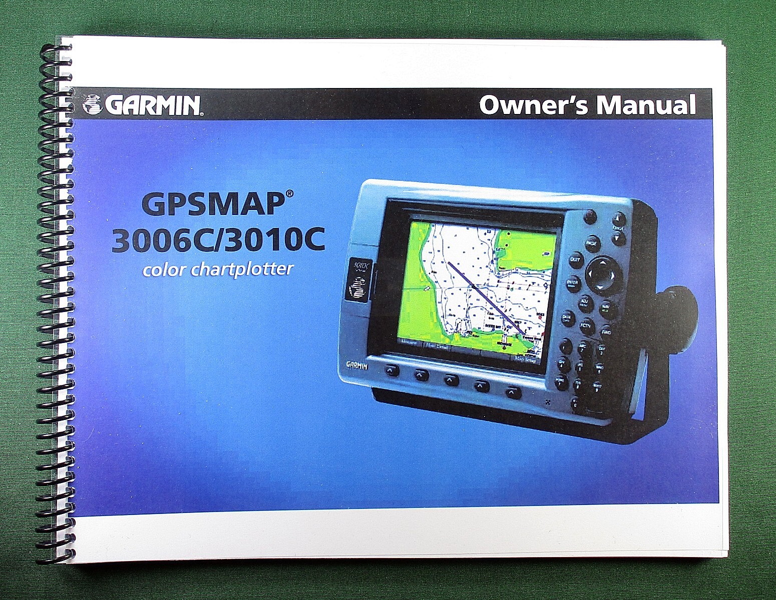 GPSMap 3006C / 3010C Owner’s Manual: Full Color 130 Pages & Protective Covers!