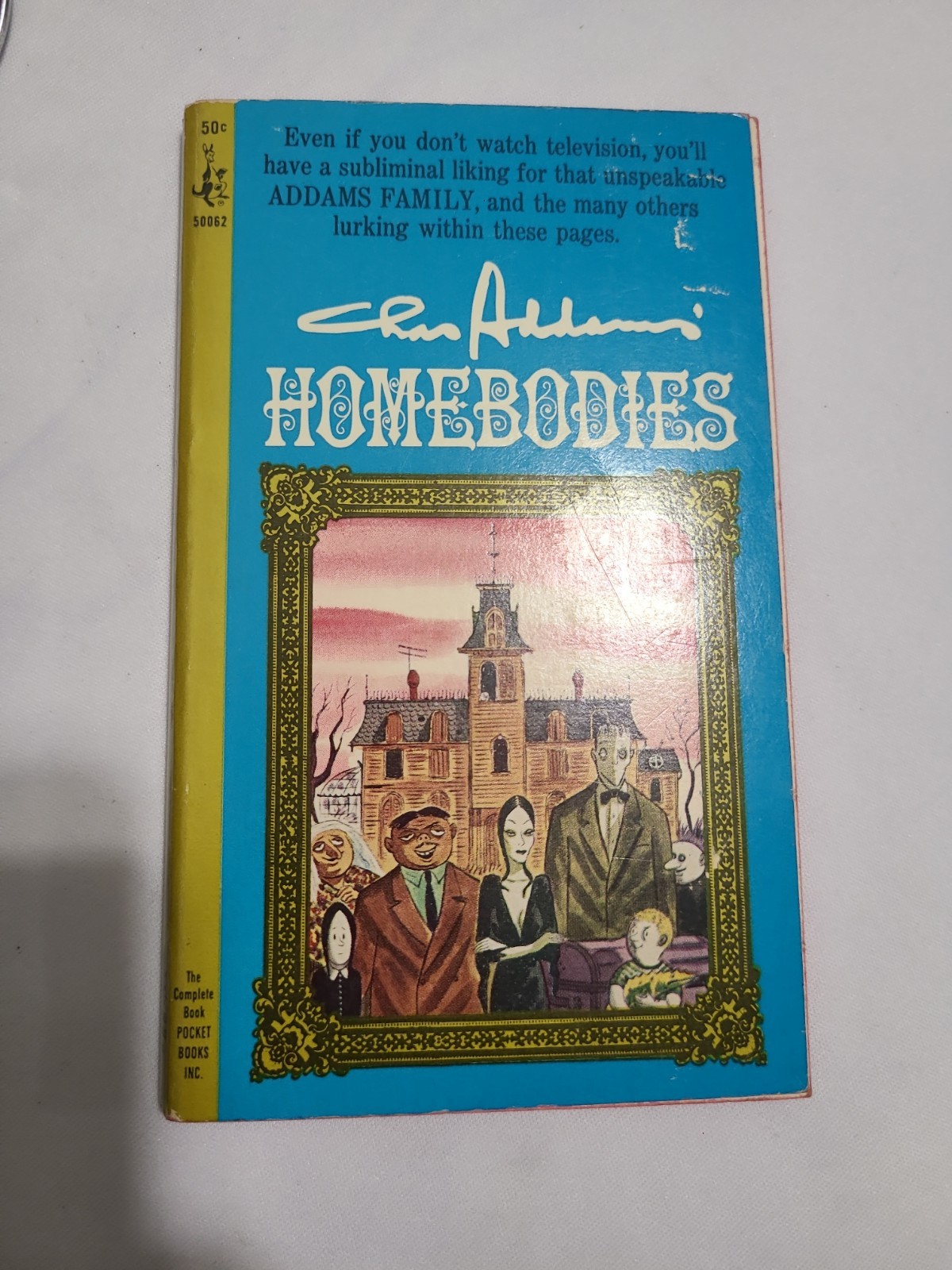 1965 1st Print HOMEBODIES Chas Addams Movie Tie-In Vintage Paperback Family