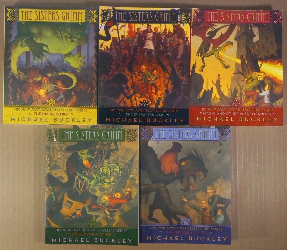 The Sisters Grimm /Volumes 1-3-5-7-8 / Michael Buckley / PB