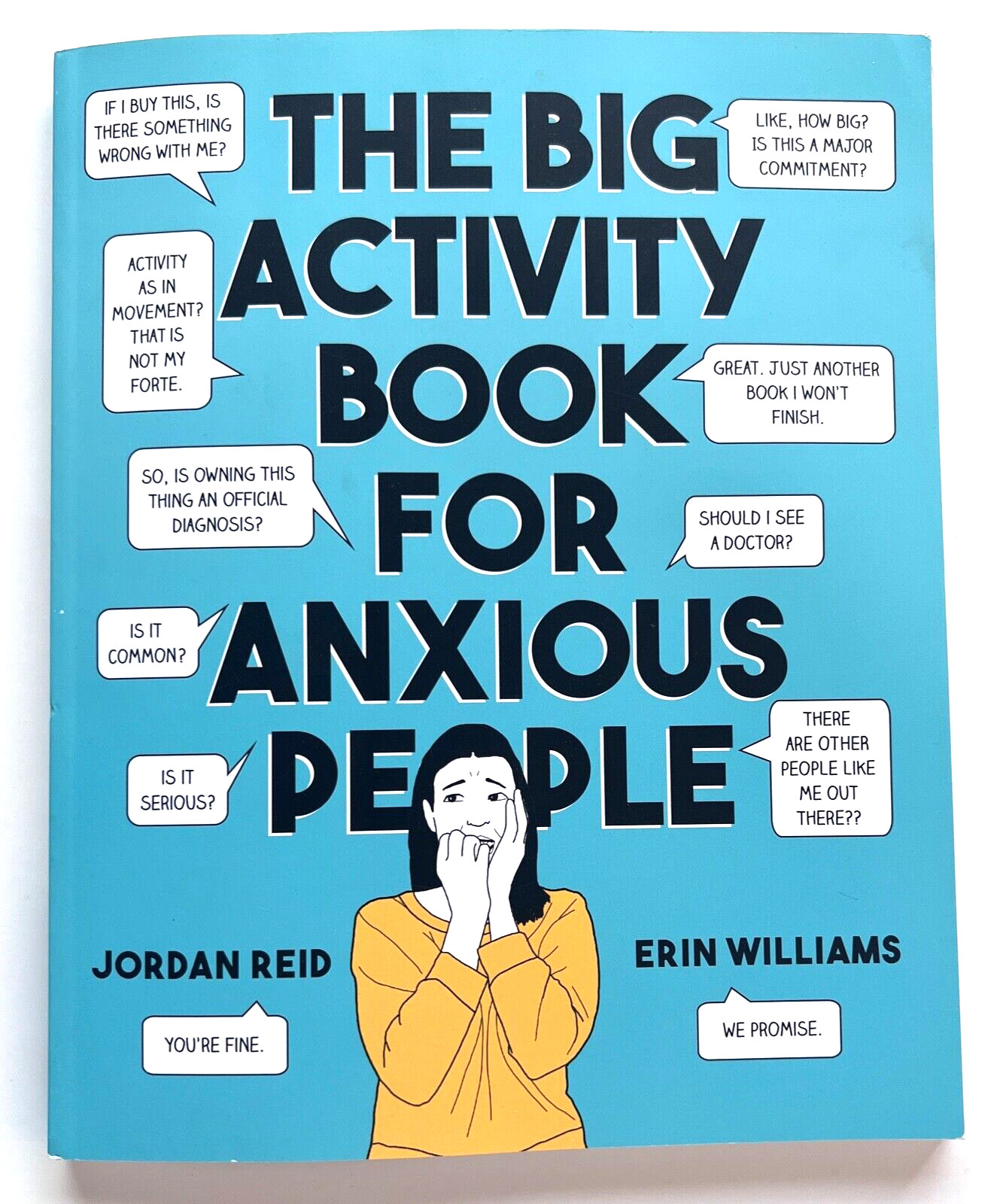 The Big Activity Book For Anxious People by Jordan Reid and Erin Williams PB New