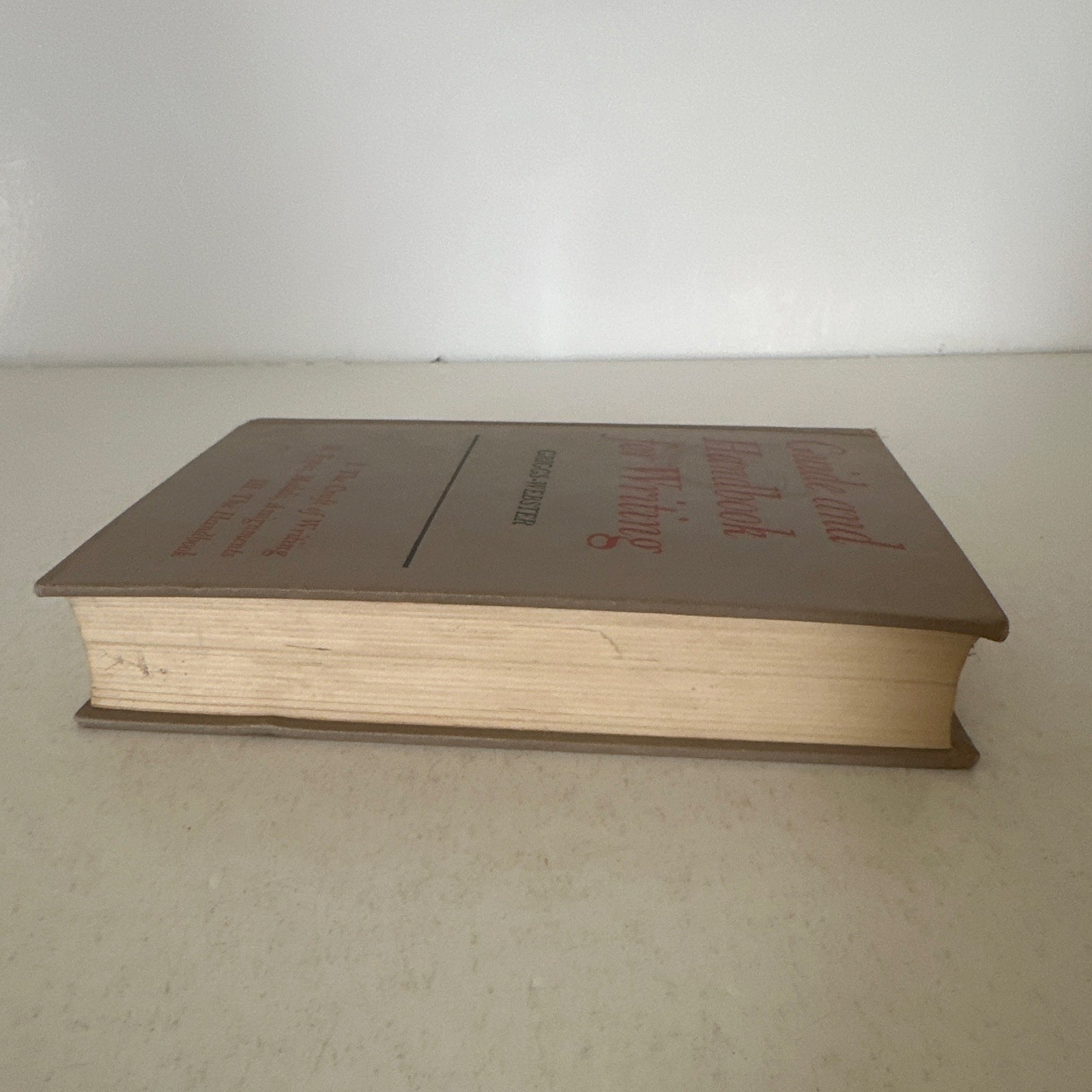 American Book Co Guide and Handbook for Writing Griggs & Webster HC 1964