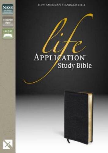 Life Application Study Bible, NASB – Leather Bound By Beers, Ronald A. – GOOD