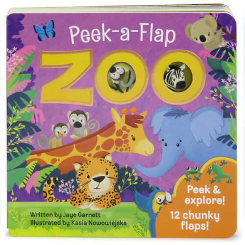 Zoo: Peek-a-Flap Board Book – Board book By Jaye Garnett – ACCEPTABLE