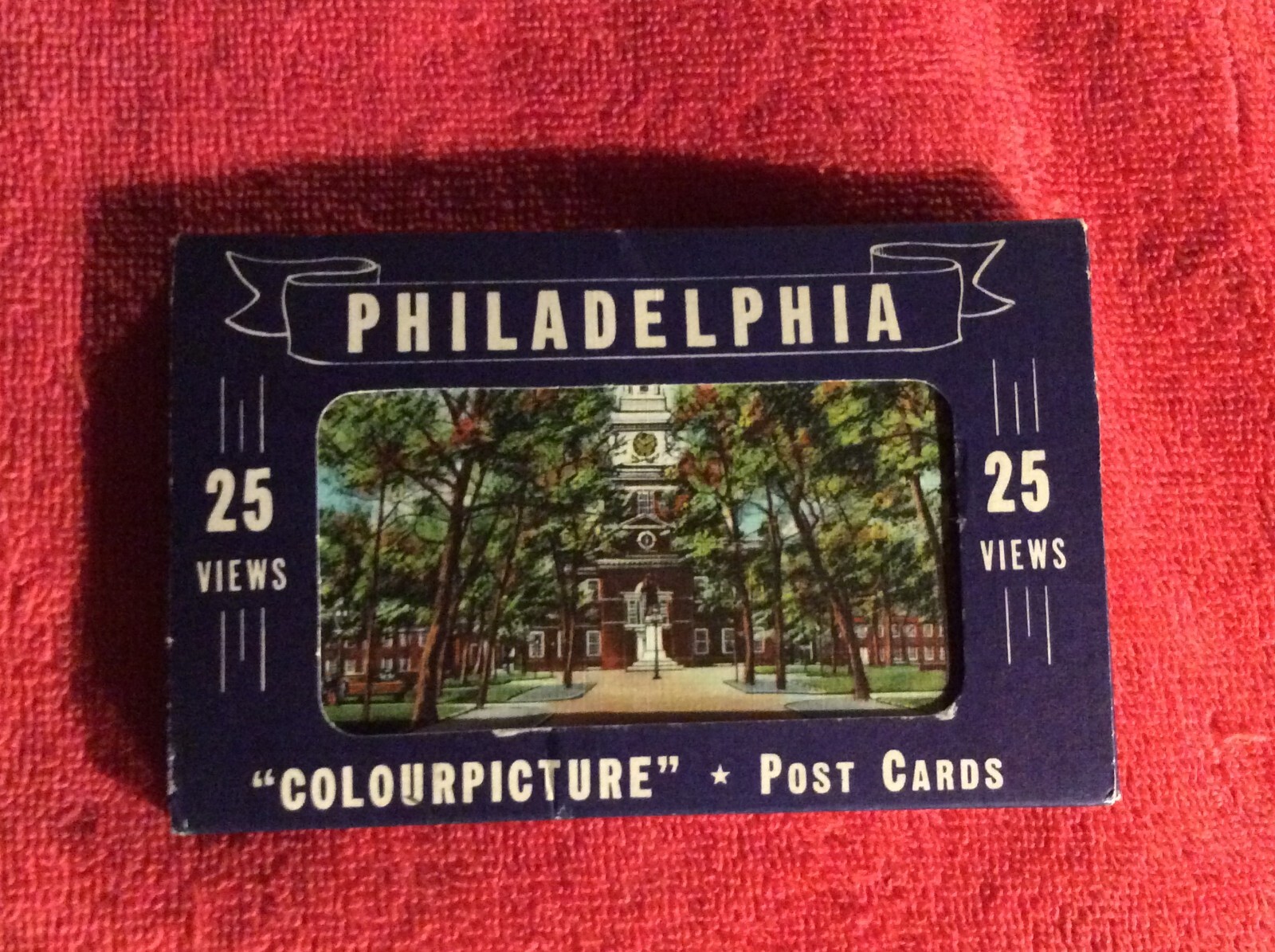 25 POSTCARDS PHILADELPHIA VINTAGE COLOR PICTURE SOUVENIR