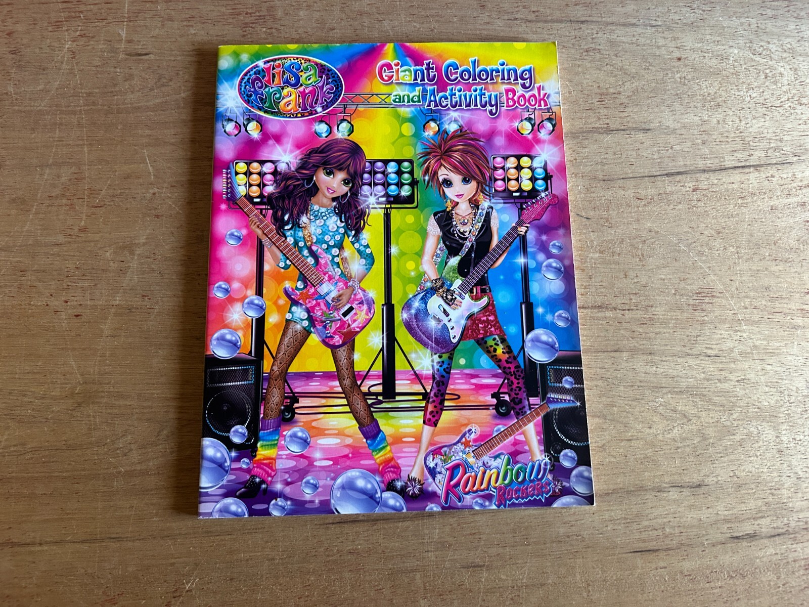 Lisa Frank Coloring Activity Book Rainbow Rockers Giant Unused 2015