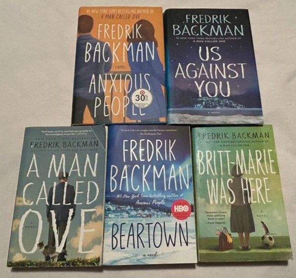 Fredrik Backman Lot of 5 Books Bear Town Man Called Ove Anxious People Britt