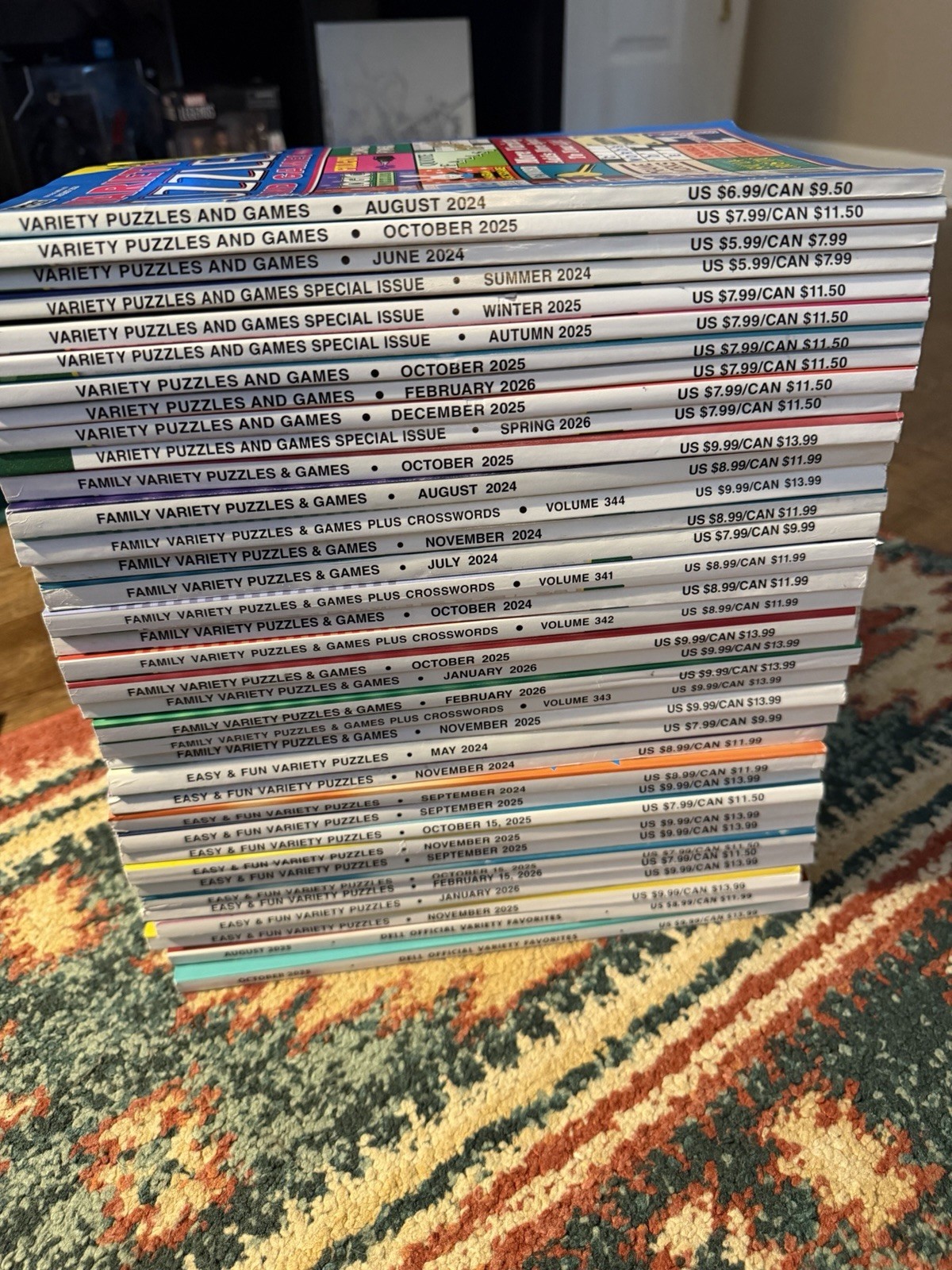 Lot of 36 New DELL Penny Press VARIETY Puzzle Books New Some Jumbo Variety
