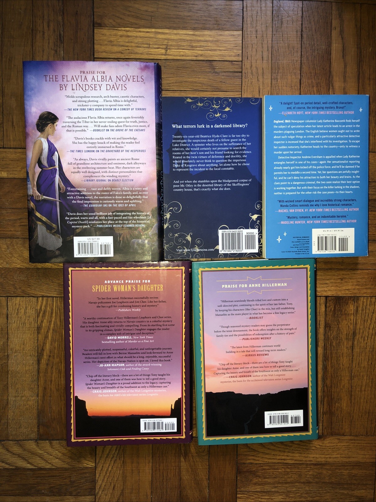 Desperate Undertaking Davis, Messina, Collins, Hillerman LOT 5 HC & ppbk