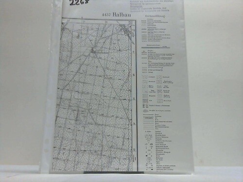 Topographische Karte 1 : 25 000 (4 cm-Karte)