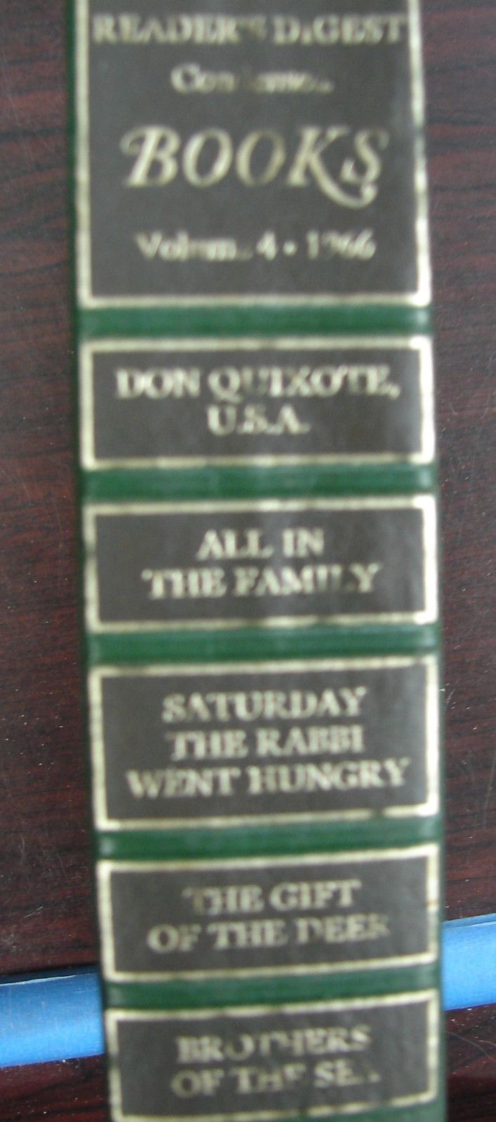 Reader’s Digest Condensed Books Vo. 4 1966 H418
