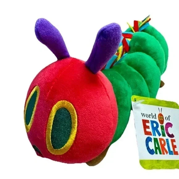 Eric Carle Push Button Sound Board Book Collectors Set w/ 13.5 inch Caterpillar