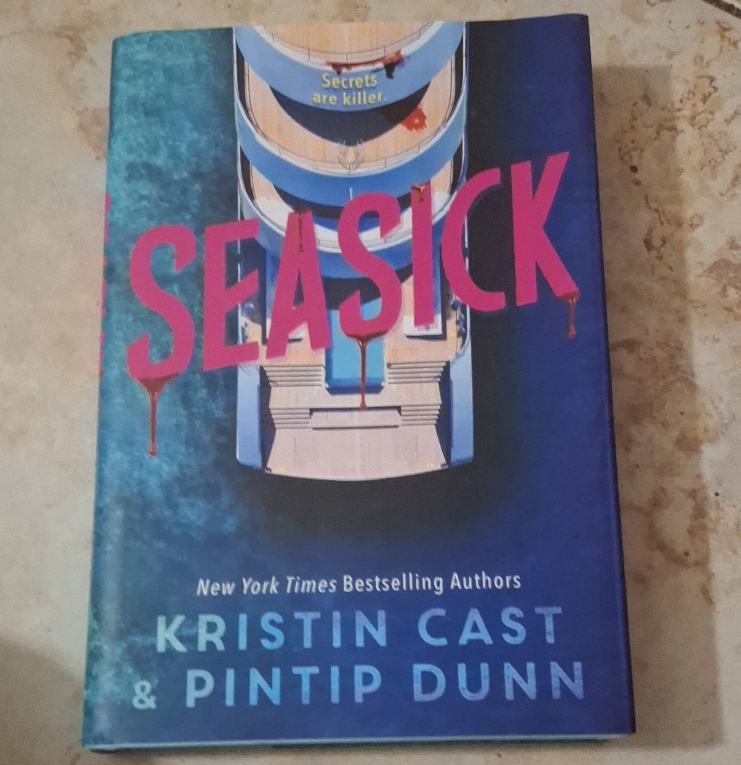 Seasick Kristin Cast & Pintip Dunn Hardcover YA Thriller Mystery Delacorte