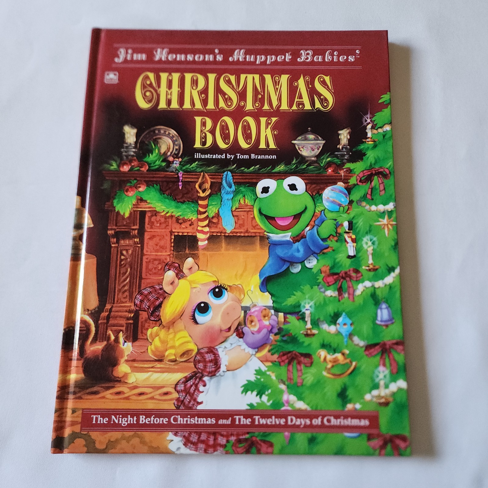 Jim Hensons VTG Muppet Babies Christmas Book Hardcover Vintage 1991 Ages 3+ Xmas